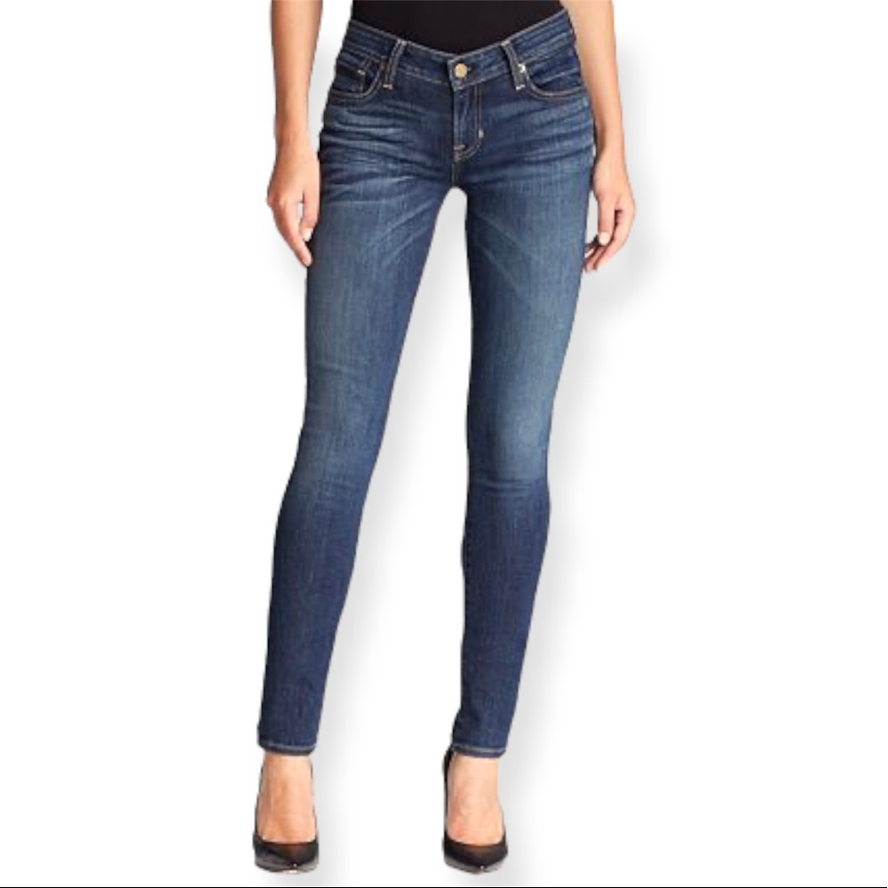 James Jeans Randi Pin Up Skinny Jeans Medium Wash Denim Size 26